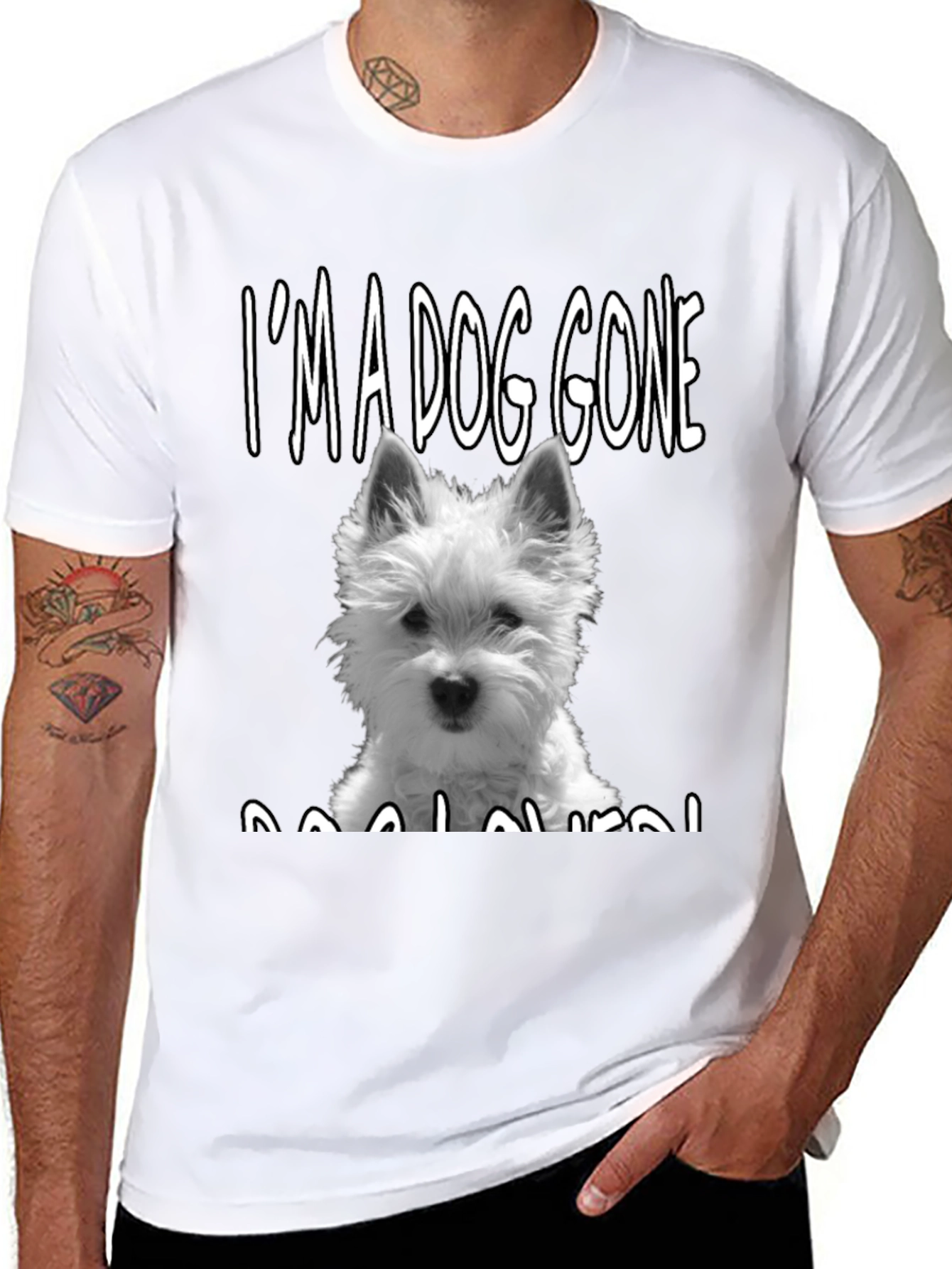 Dog Lover T-Shirt - Westie Dog Graphic Tee