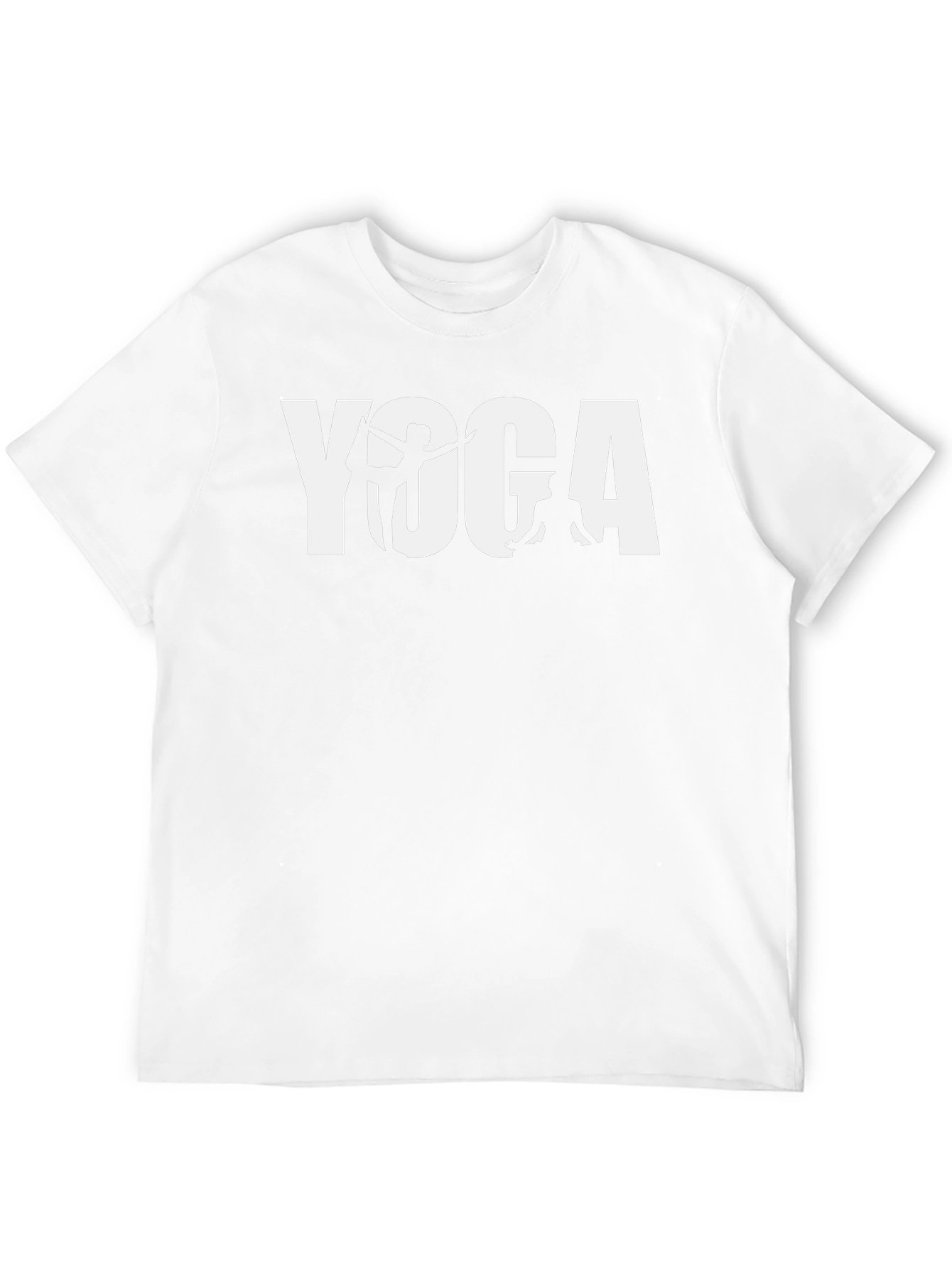 Yoga Graphic Tee - Black Cotton Blend