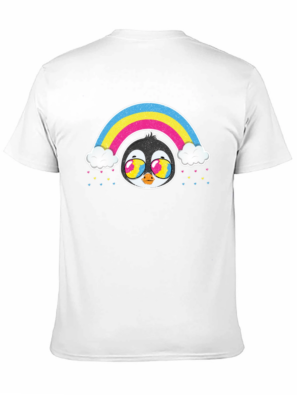 Rainbow Penguin Graphic T-Shirt