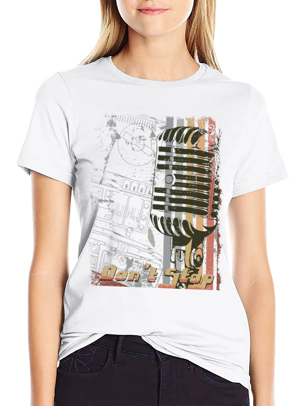 Dont Stop Music Graphic Tee