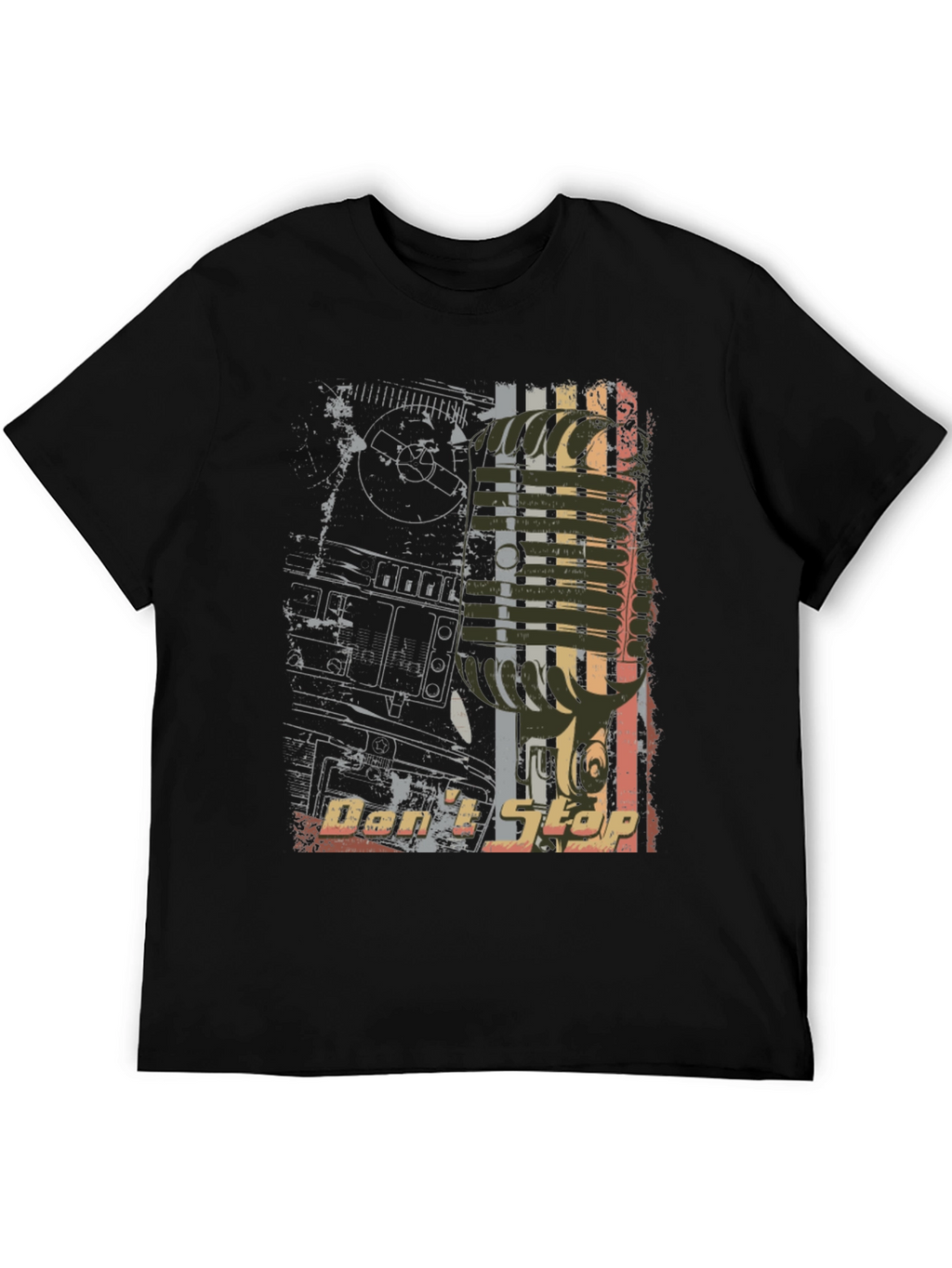 Dont Stop Music Graphic Tee