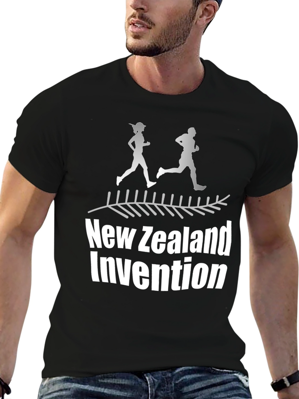 New Zealand Invention Running T-Shirt