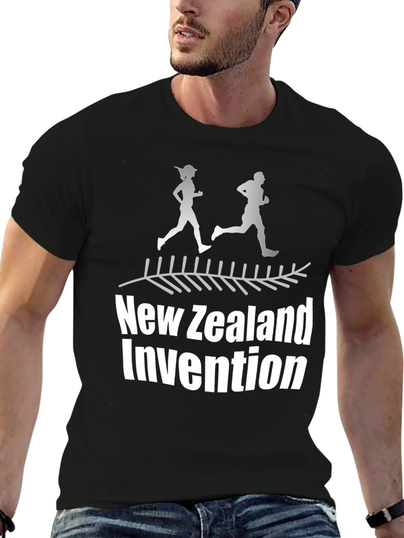 New Zealand Invention Running T-Shirt