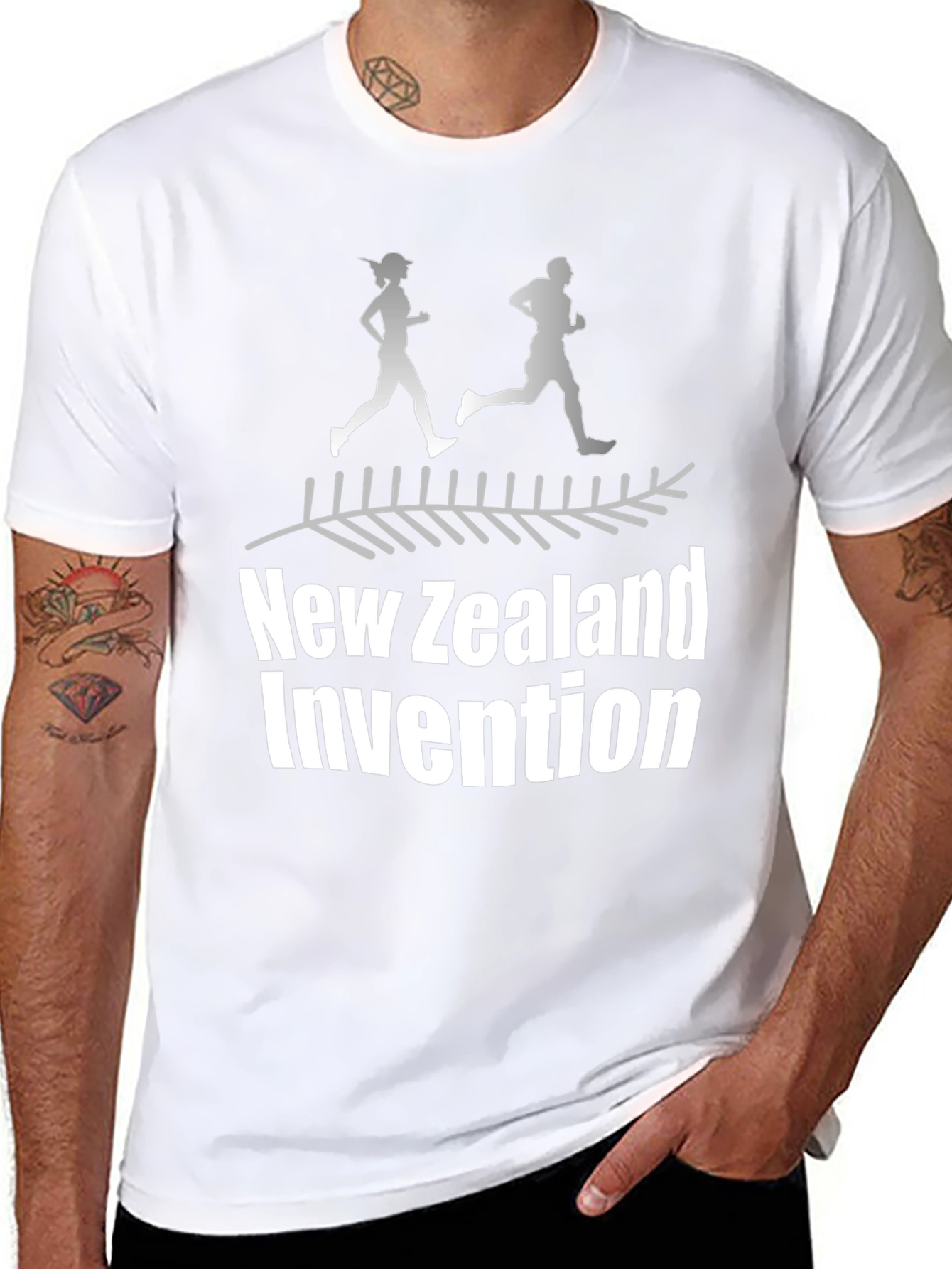 New Zealand Invention Running T-Shirt