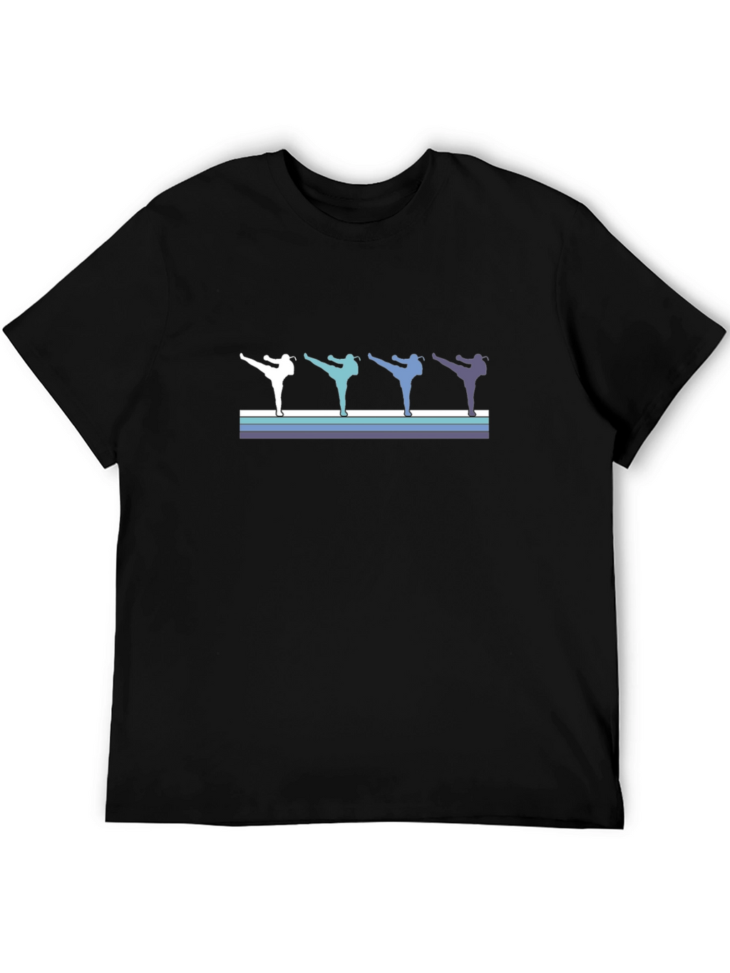 Retro Martial Arts Kick T-Shirt