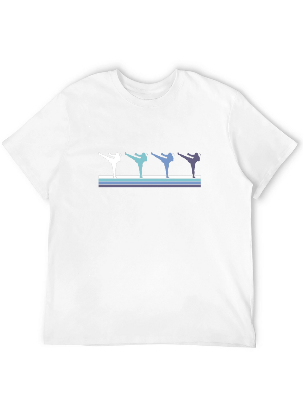 Retro Martial Arts Kick T-Shirt
