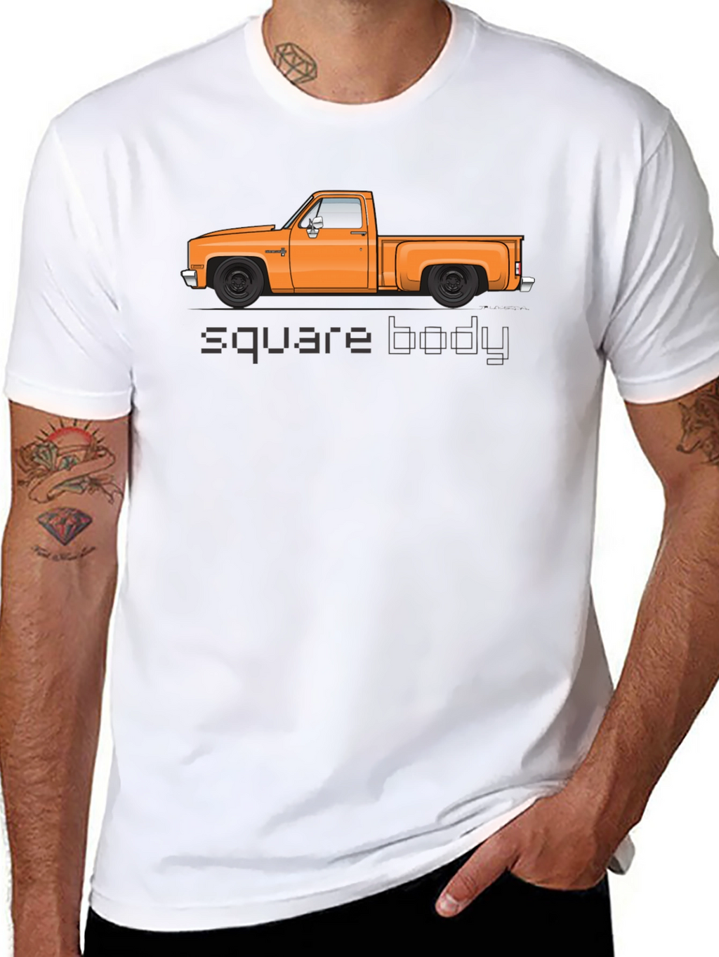 Square Body Truck Graphic Tee