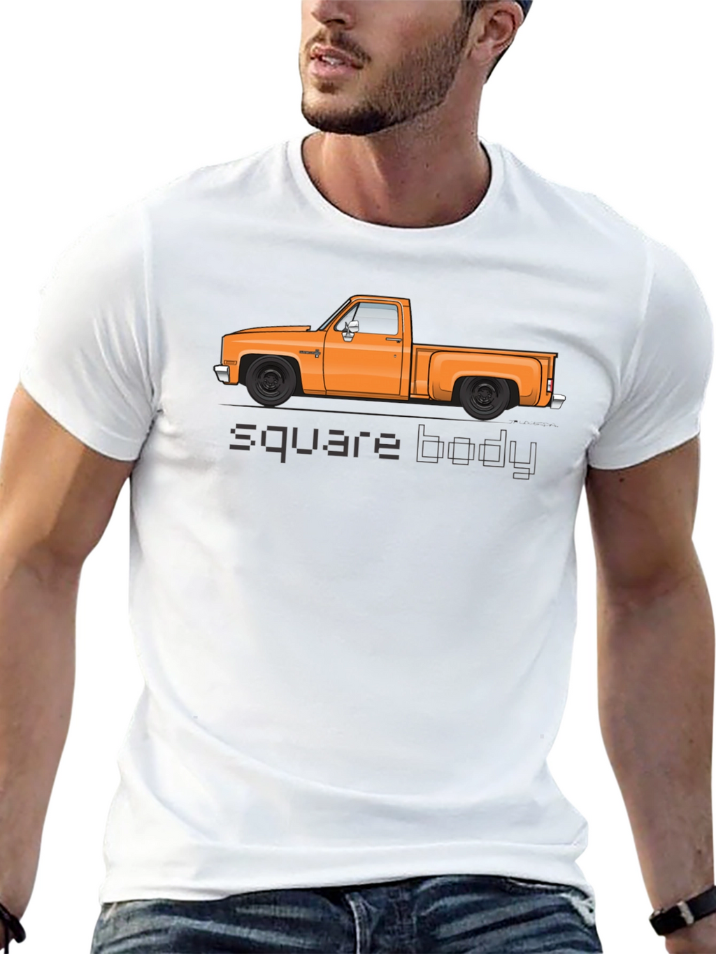 Square Body Truck Graphic Tee