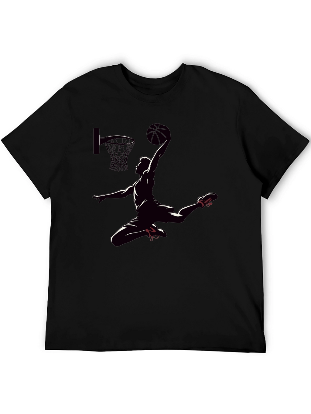 Basketball Dunk Graphic T-Shirt