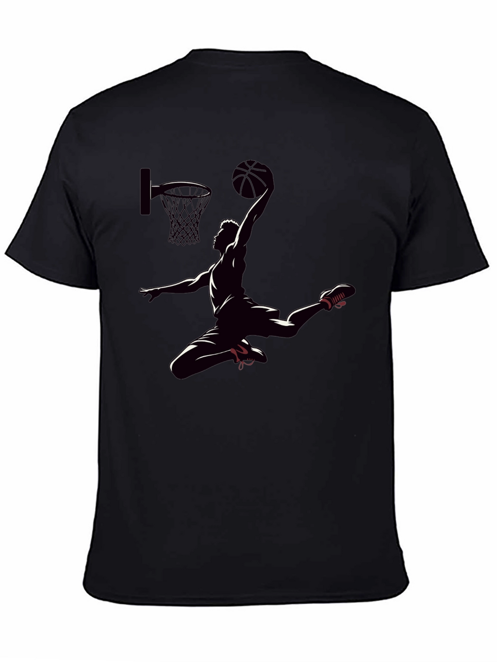 Basketball Dunk Graphic T-Shirt