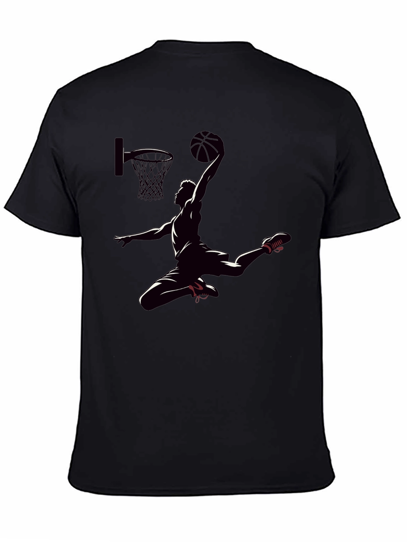 Basketball Dunk Graphic T-Shirt