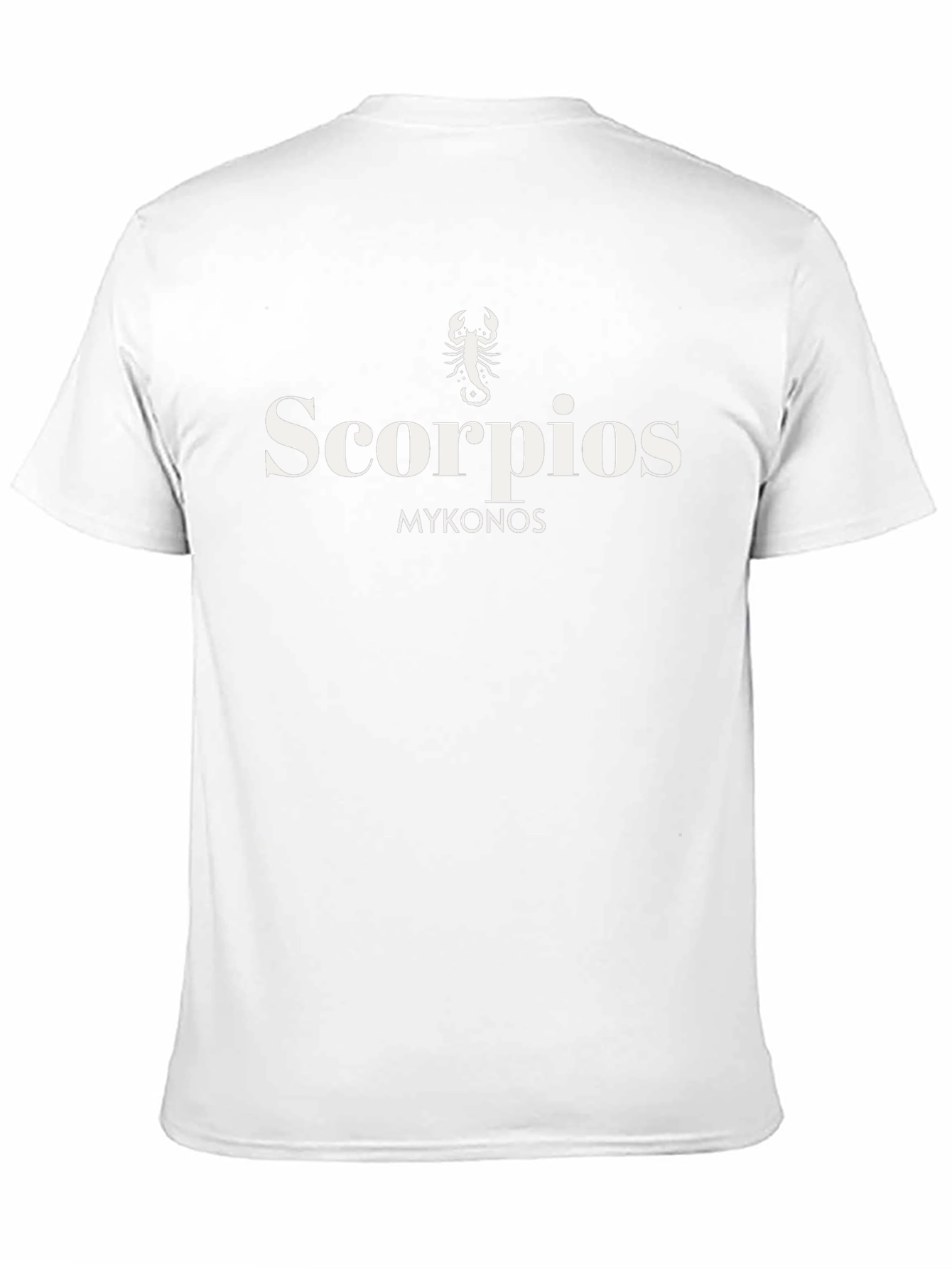 Scorpios Mykonos Black Graphic Tee