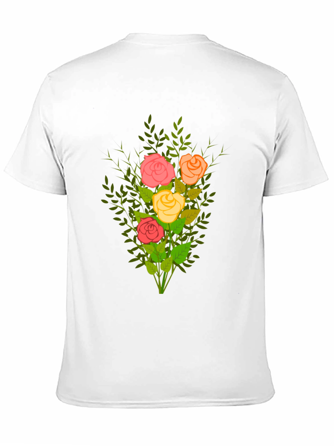 Floral Bouquet Tee - Stylish Graphic T-Shirt