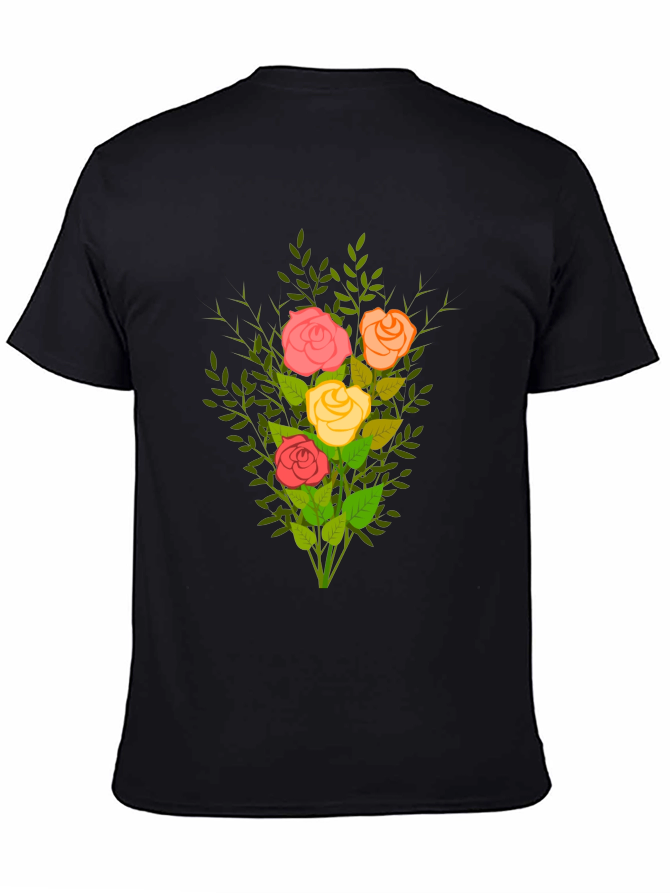 Floral Bouquet Tee - Stylish Graphic T-Shirt
