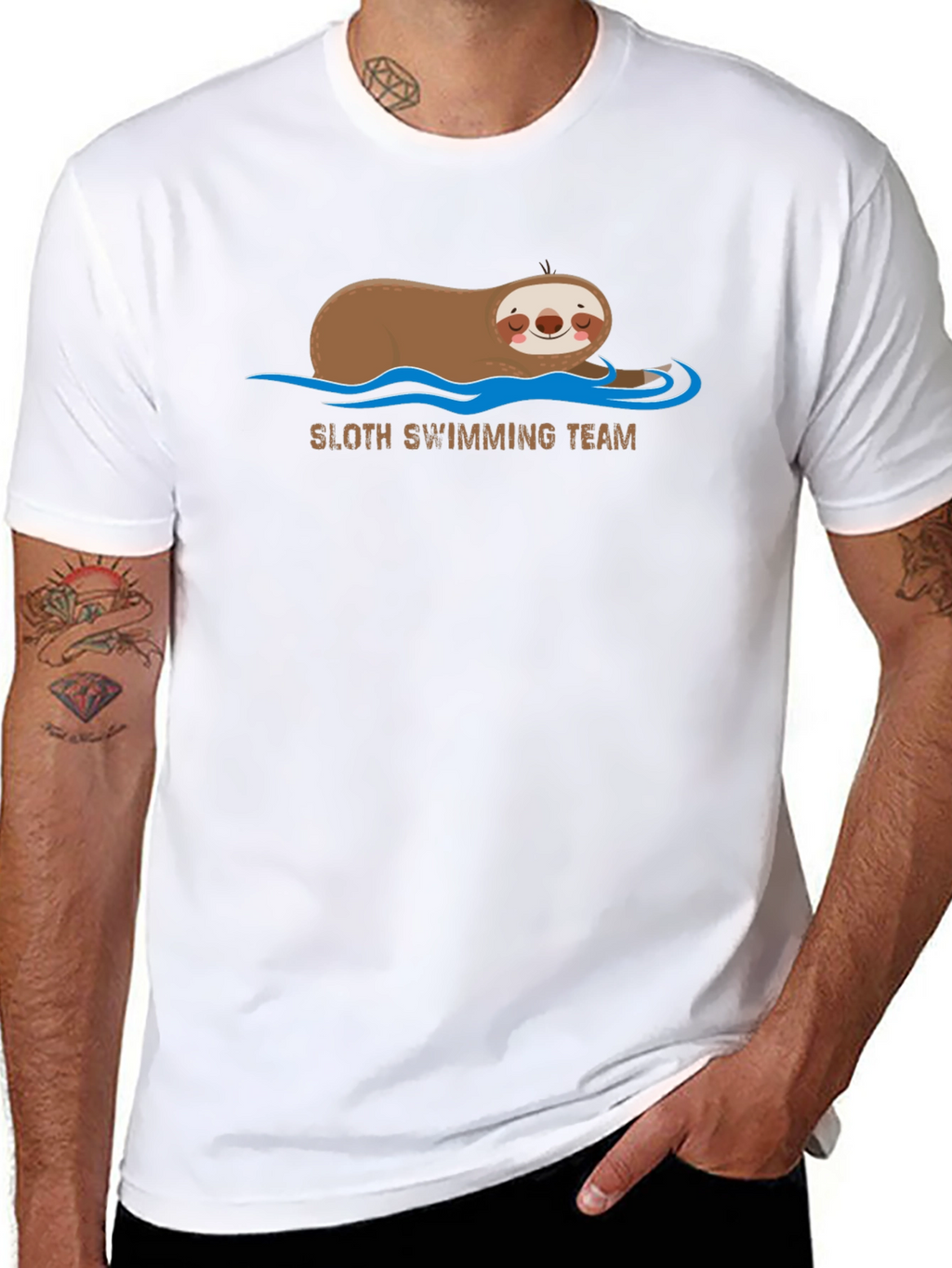 Sloth Swimming Team T-Shirt