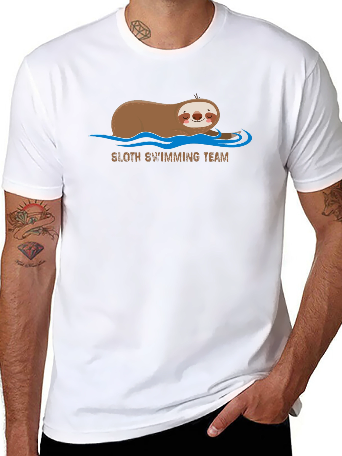 Sloth Swimming Team T-Shirt