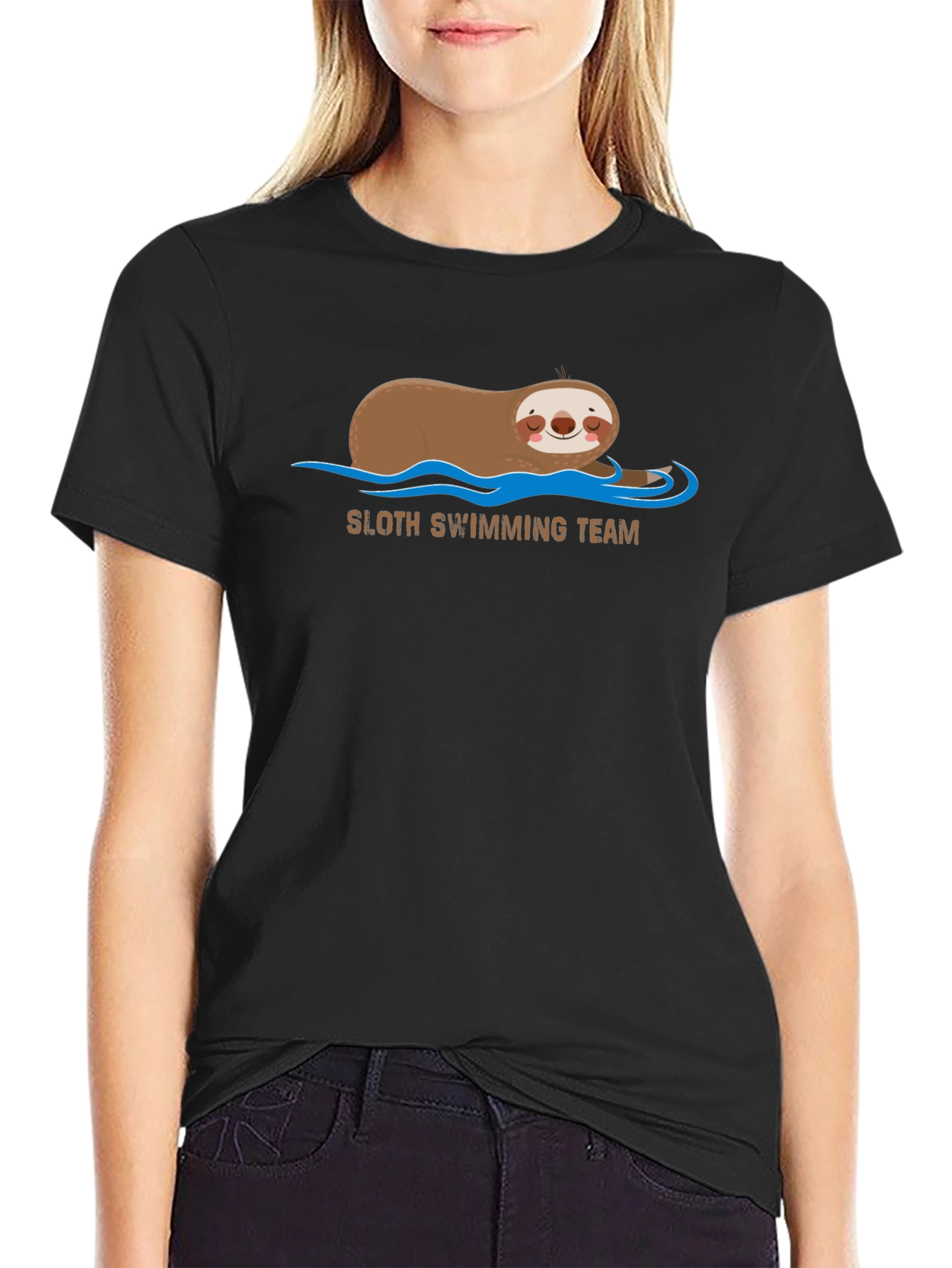 Sloth Swimming Team T-Shirt
