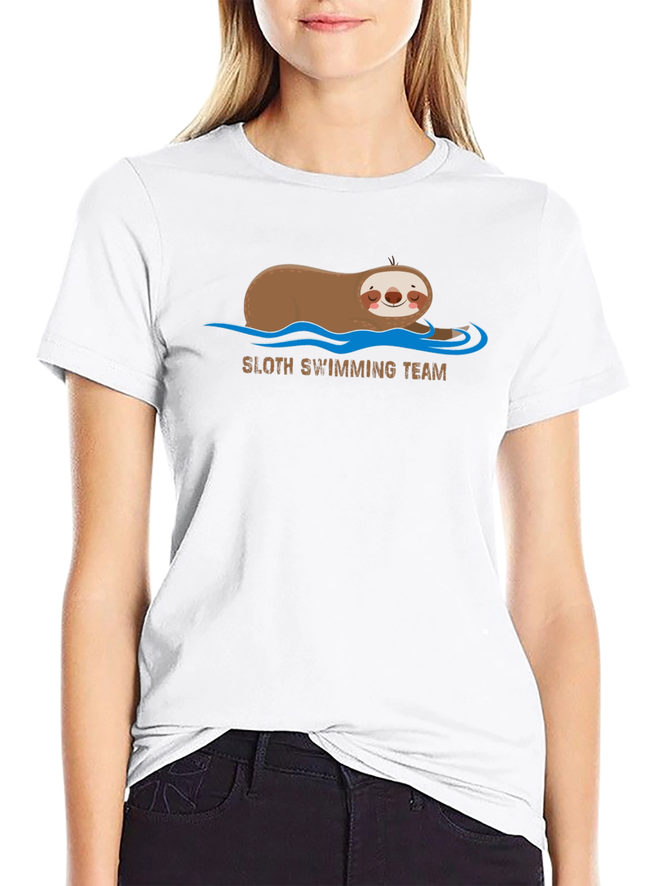 Sloth Swimming Team T-Shirt