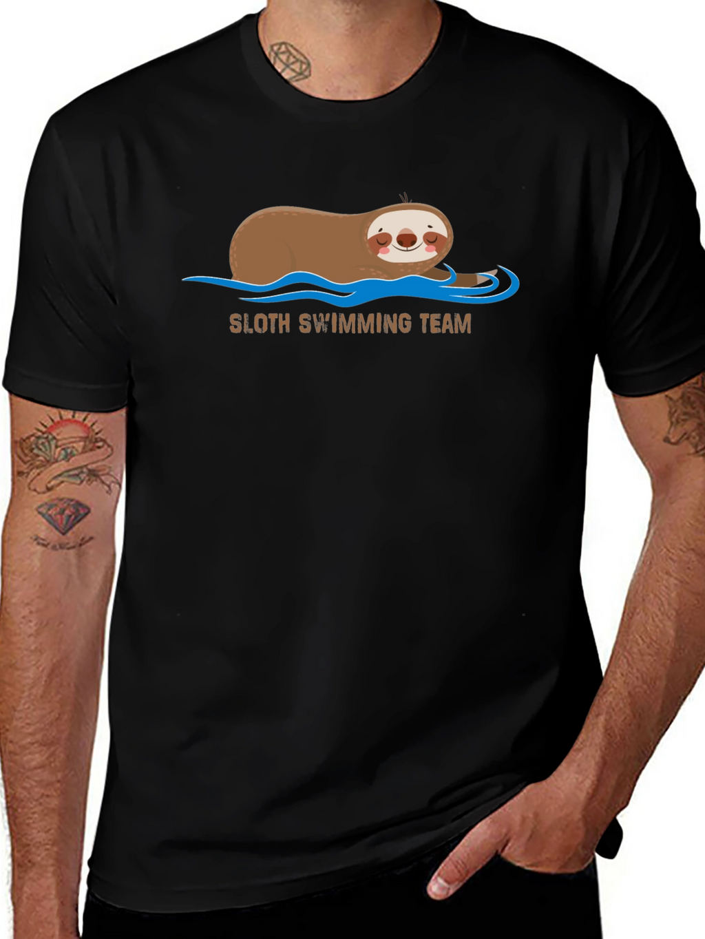 Sloth Swimming Team T-Shirt