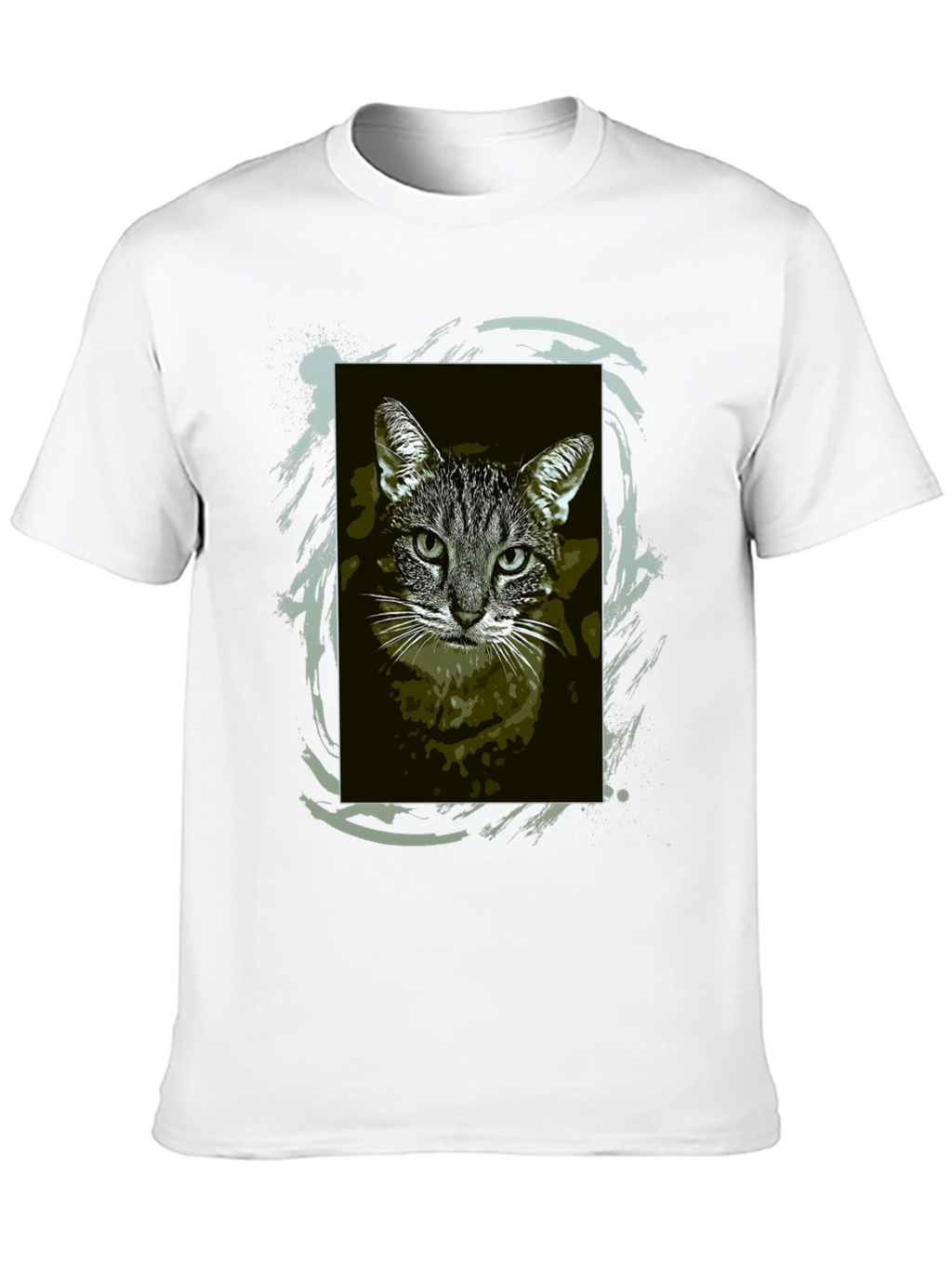 Cool Cat Graphic Tee - Black Unisex T-Shirt
