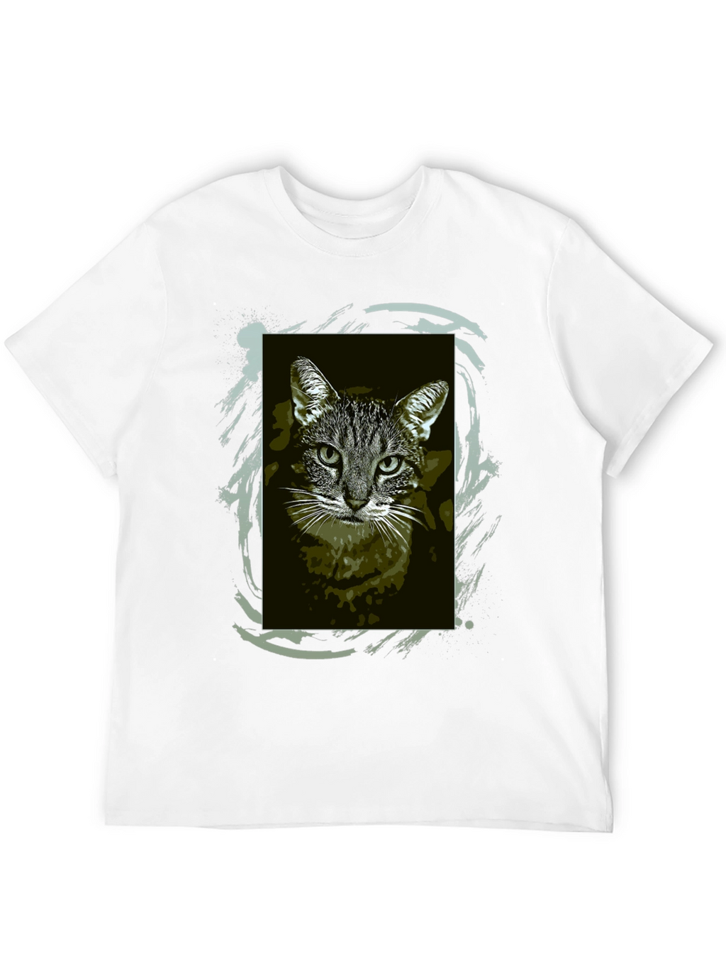 Cool Cat Graphic Tee - Black Unisex T-Shirt