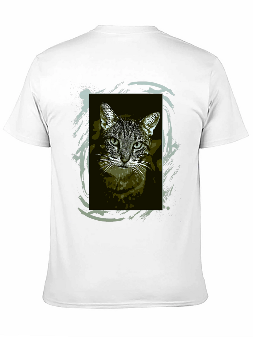 Cool Cat Graphic Tee - Black Unisex T-Shirt