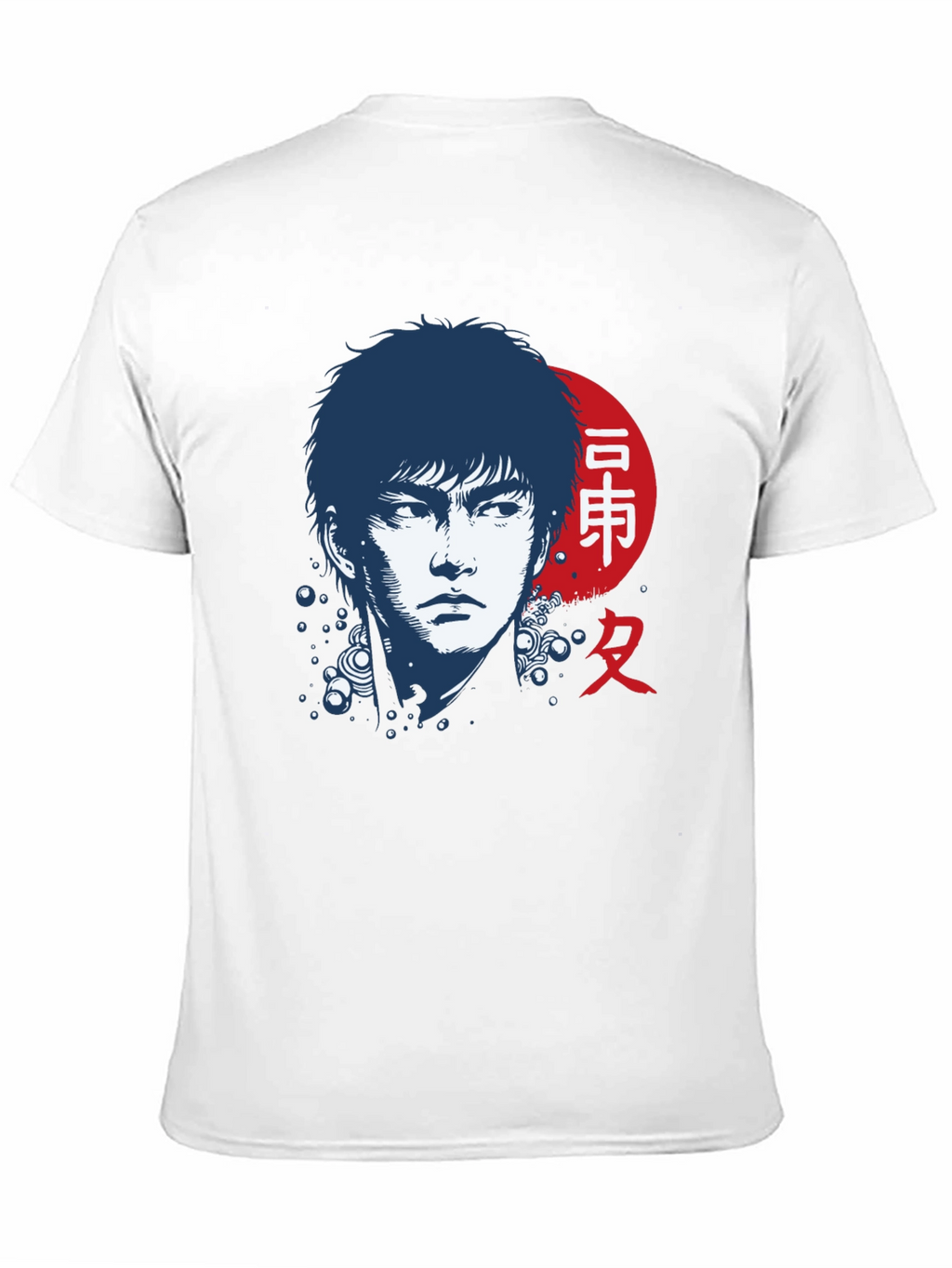 Japanese Art Style Black T-Shirt