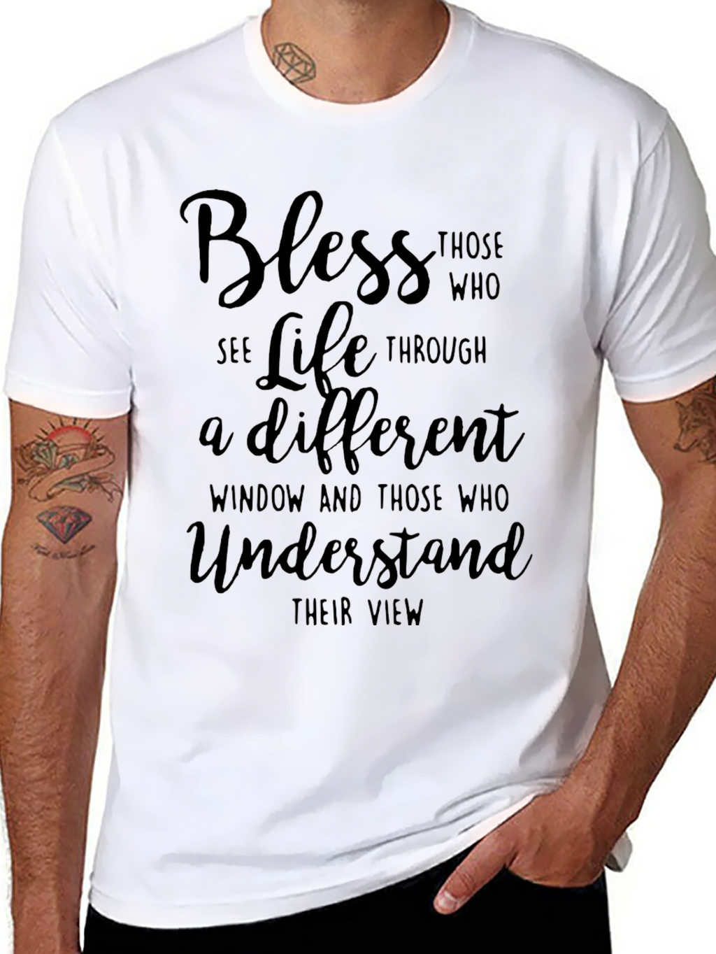 Bless Those Who See Life T-Shirt