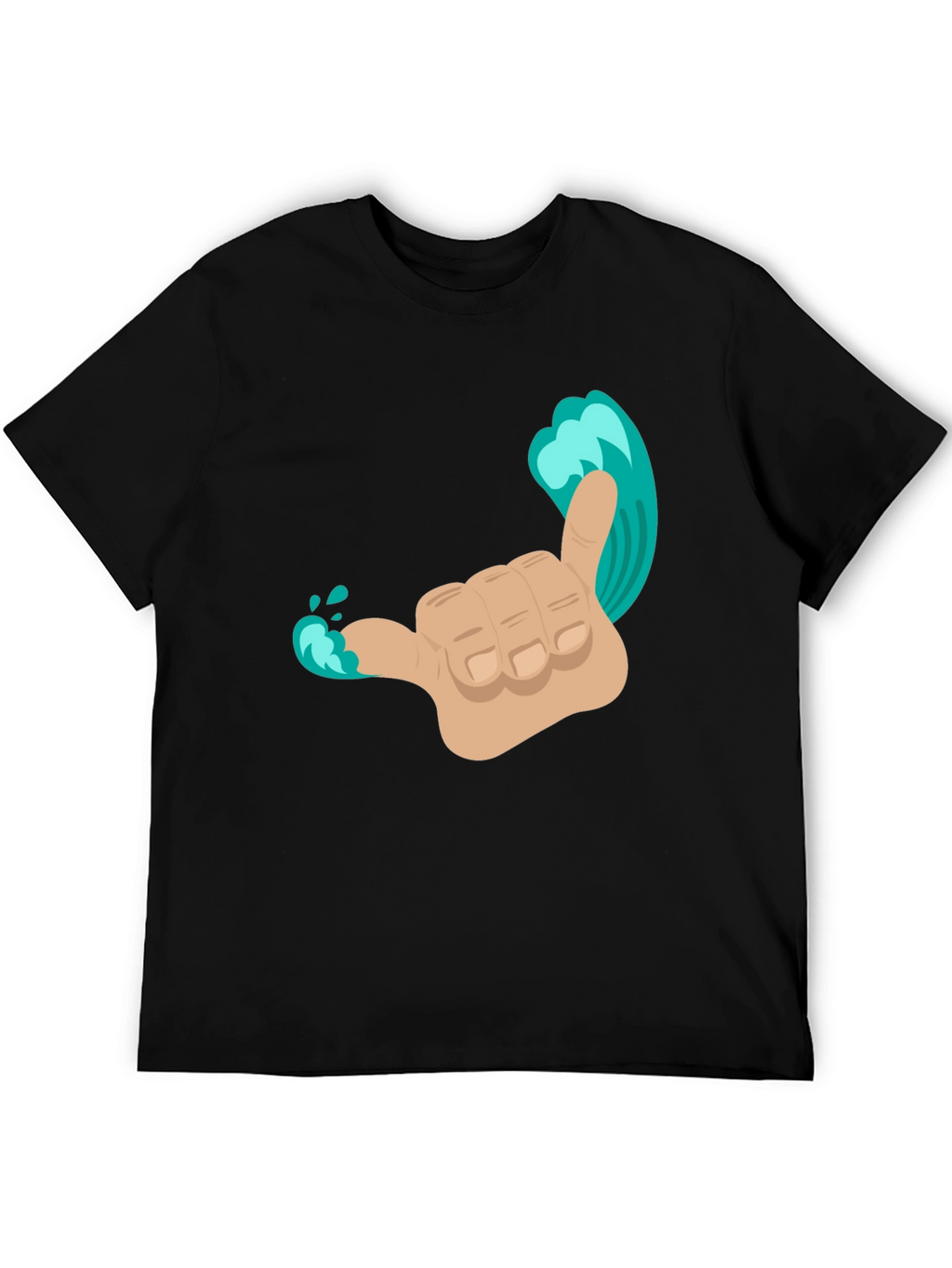 Hang Loose Wave Hand T-Shirt