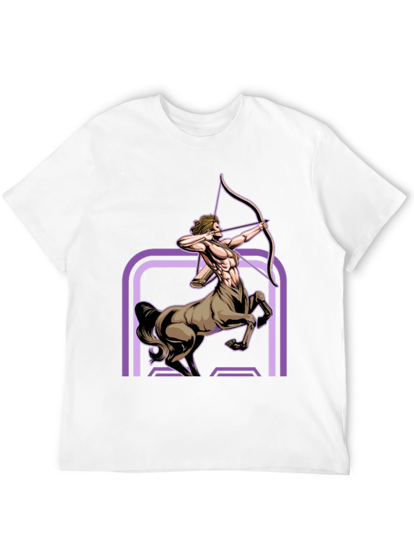 Sagittarius Centaur Graphic Tee - Black