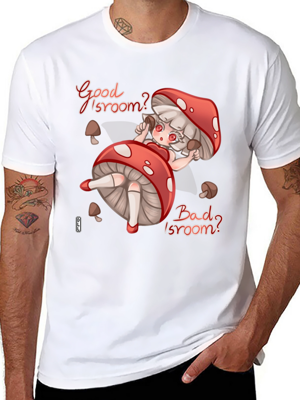 Good Isroom? T-Shirt - Funny Mushroom Girl Tee