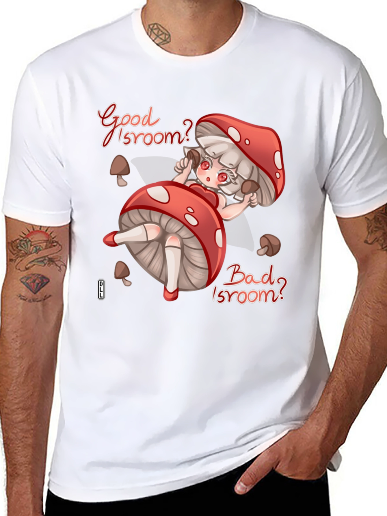 Good Isroom? T-Shirt - Funny Mushroom Girl Tee