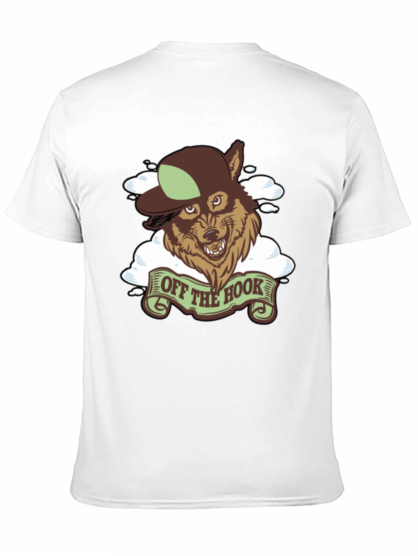 Off The Hook Wolf Graphic Tee