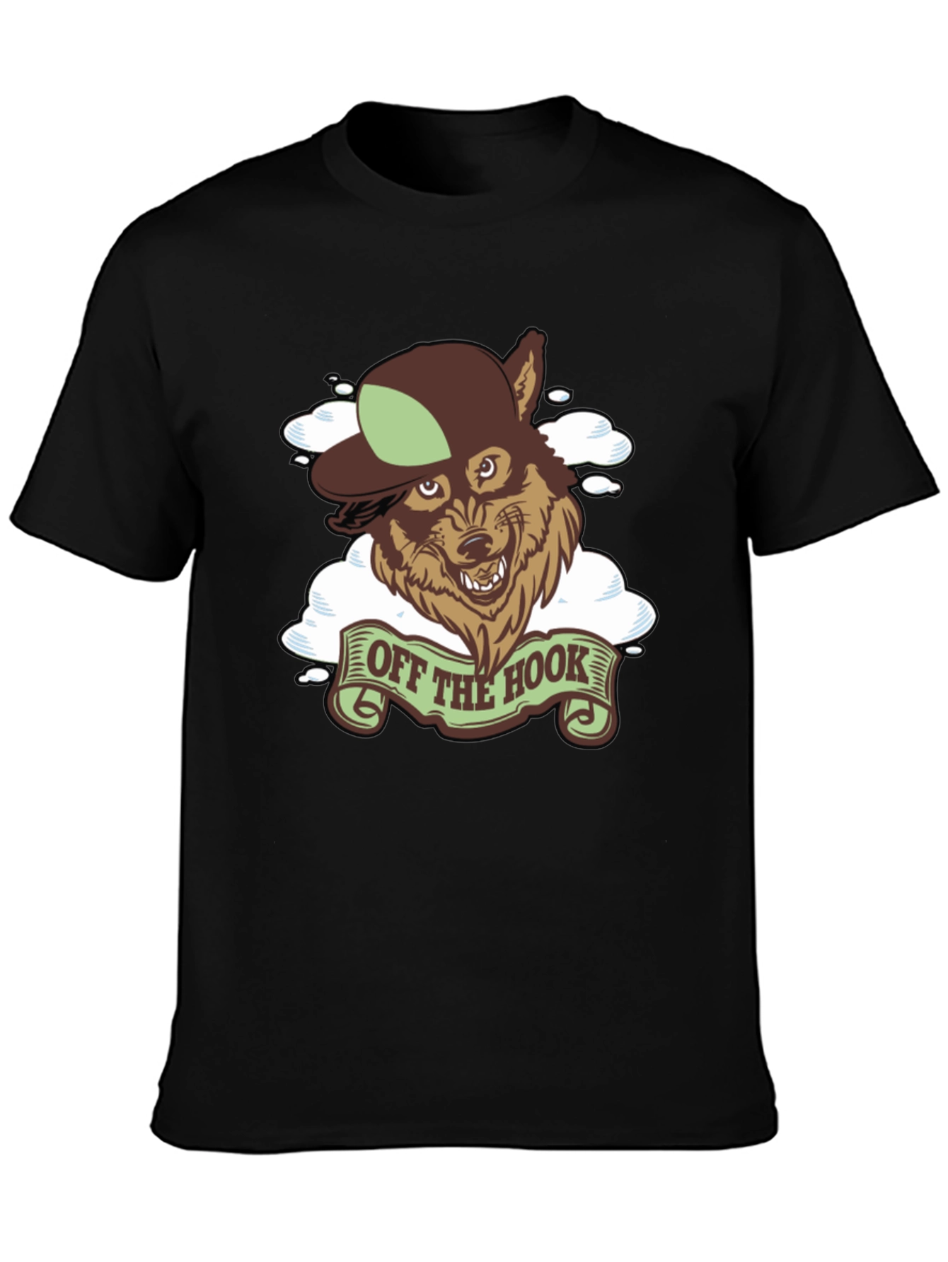 Off The Hook Wolf Graphic Tee