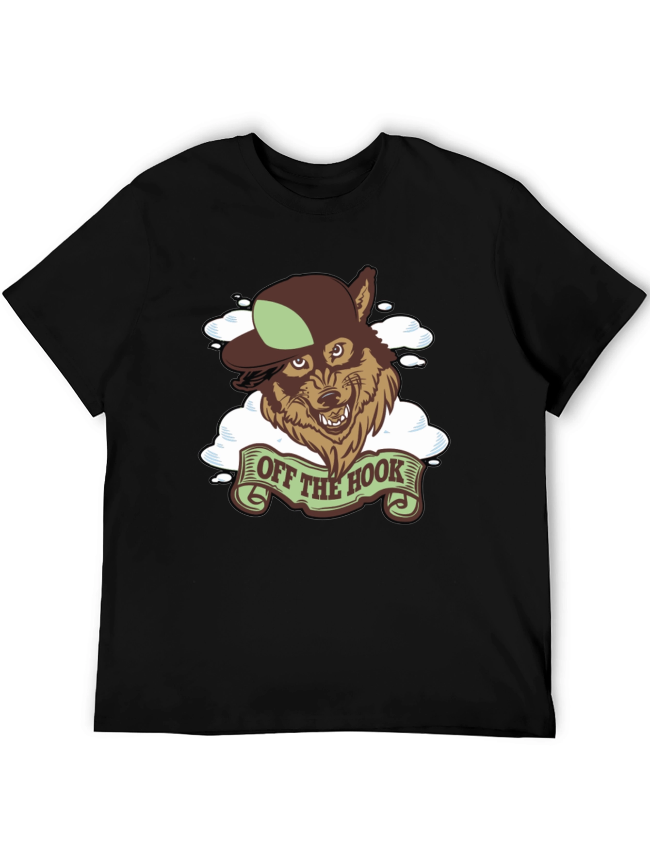 Off The Hook Wolf Graphic Tee