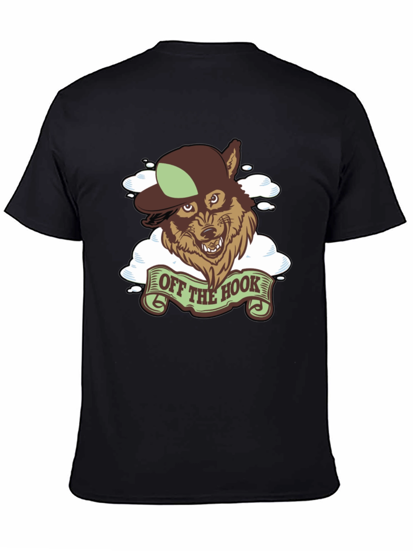 Off The Hook Wolf Graphic Tee