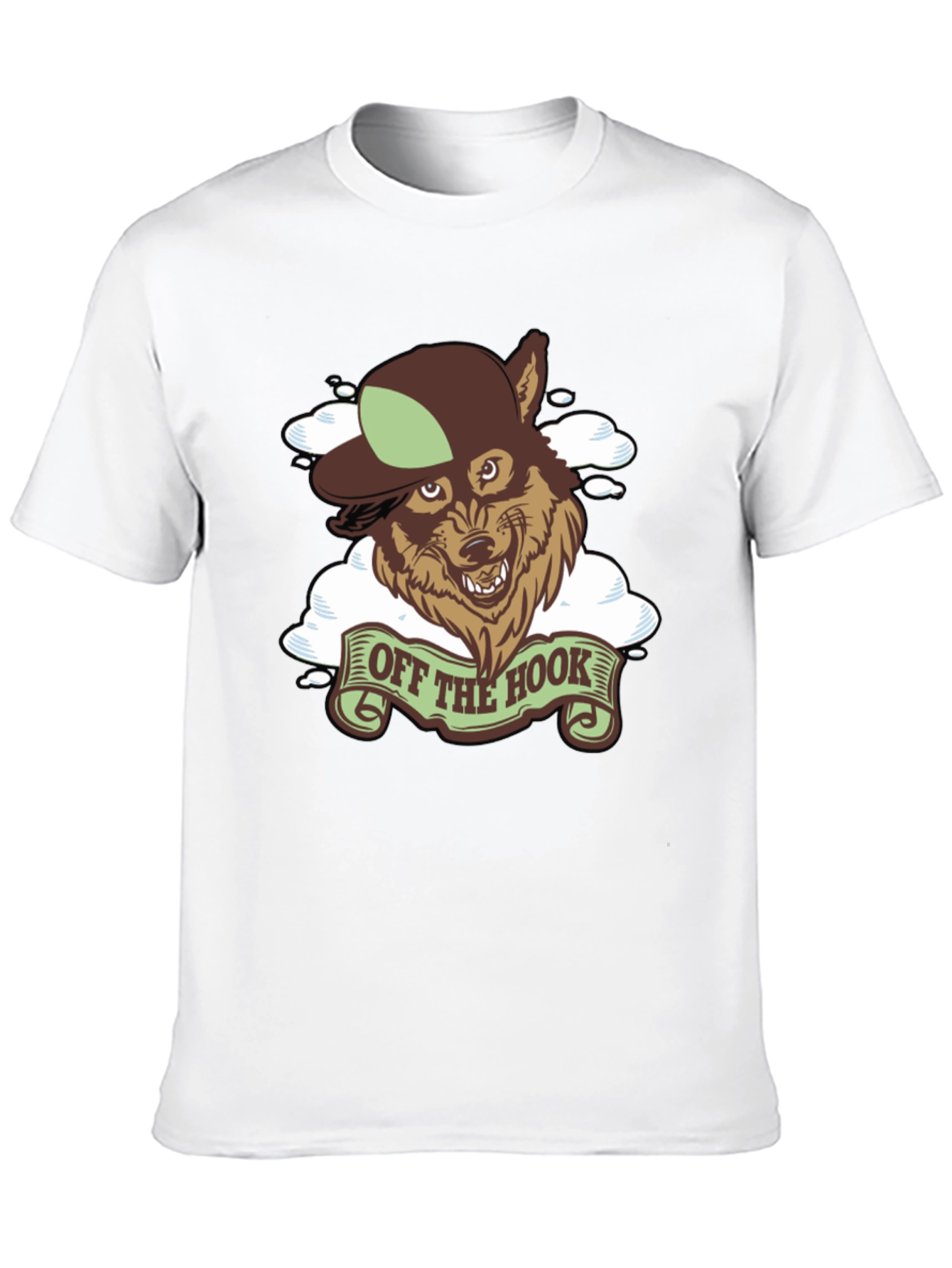 Off The Hook Wolf Graphic Tee