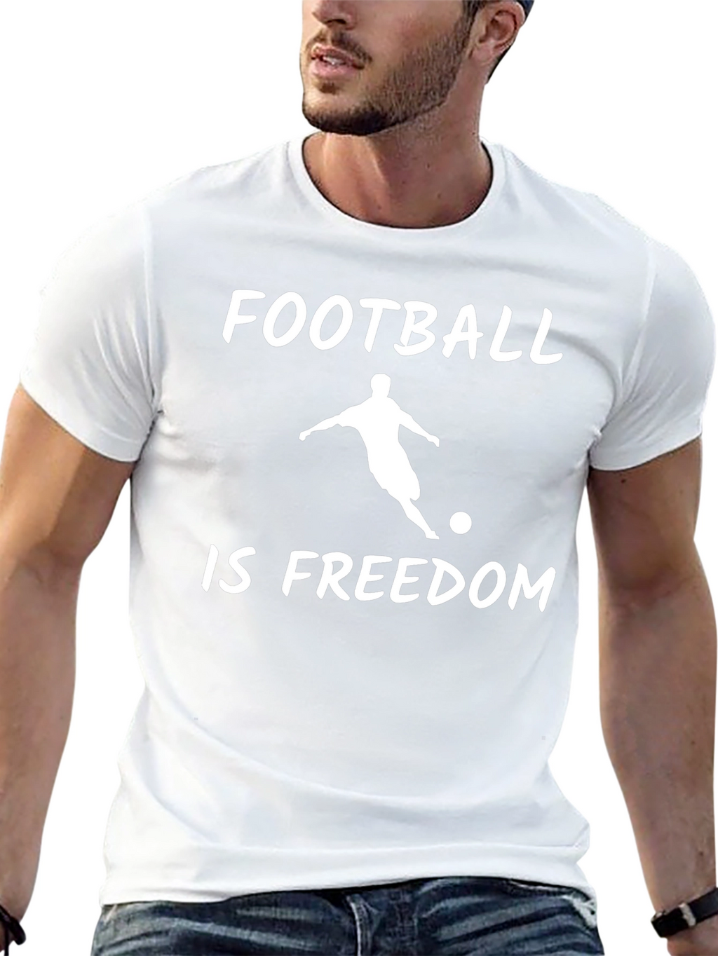 Football is Freedom Graphic Tee