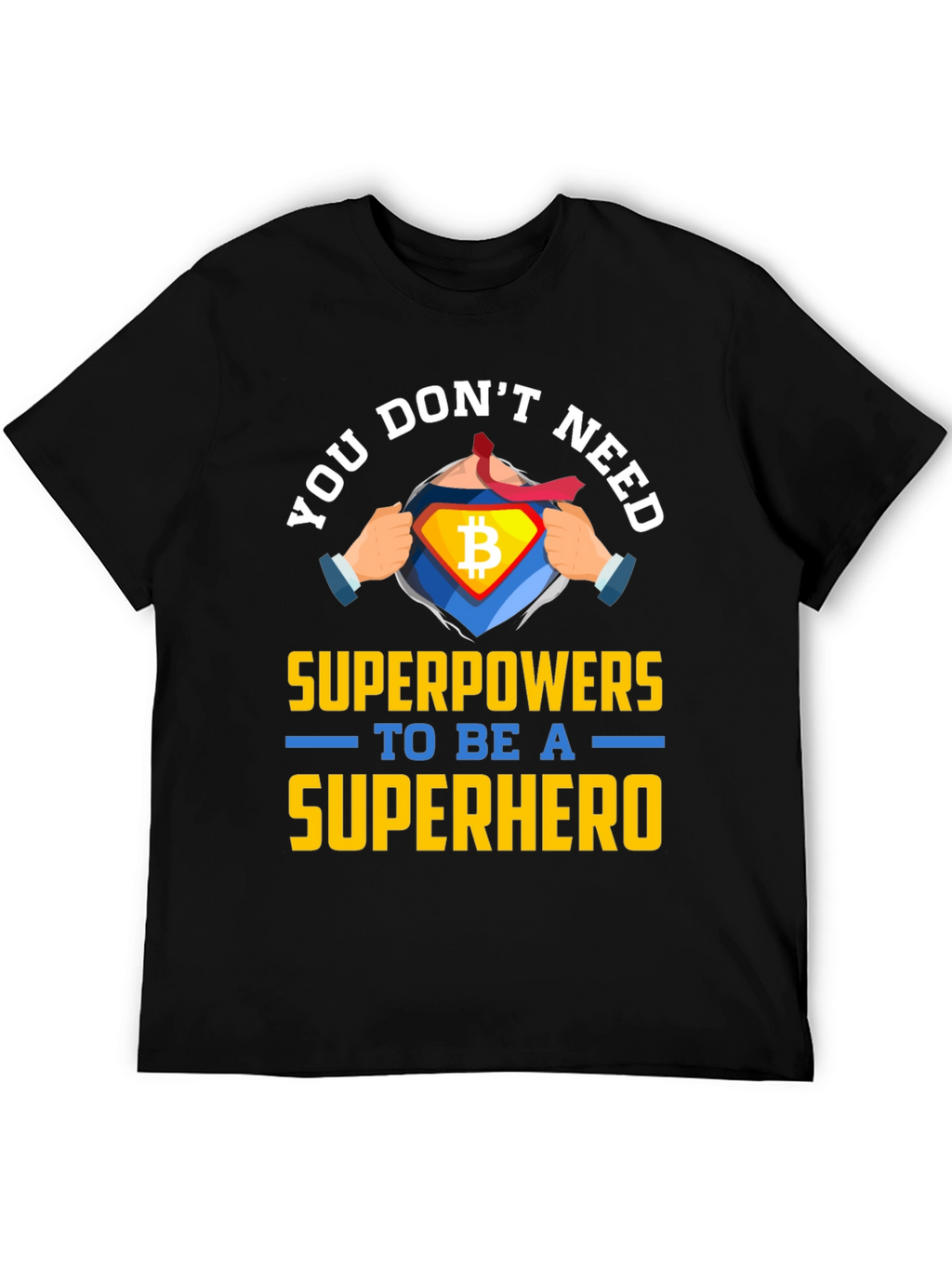 Bitcoin Superhero T-Shirt: Unleash Your Inner Power!