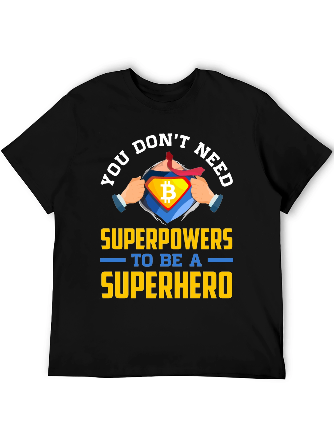 Bitcoin Superhero T-Shirt: Unleash Your Inner Power!