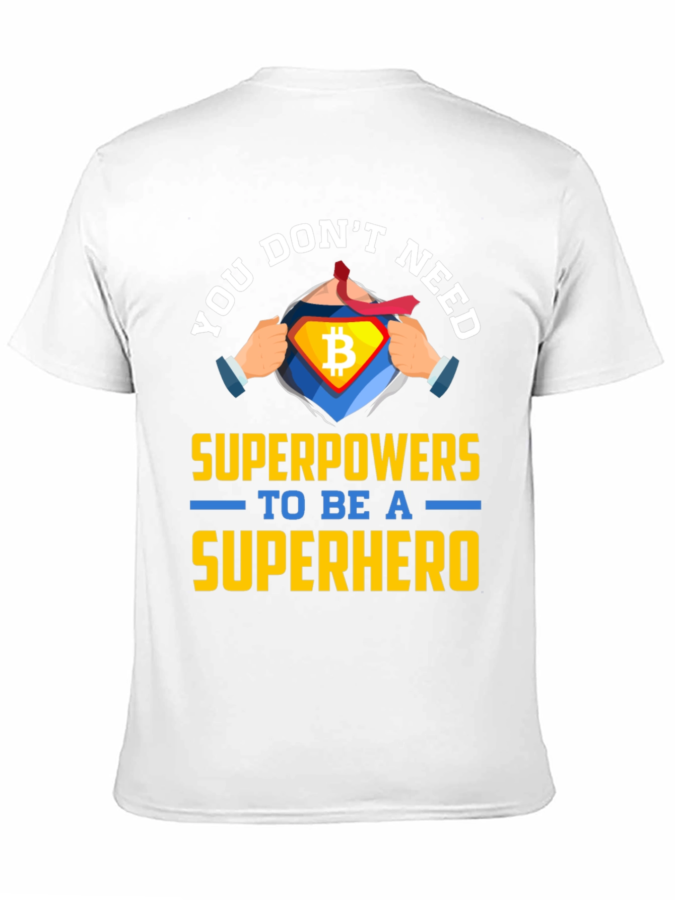 Bitcoin Superhero T-Shirt: Unleash Your Inner Power!