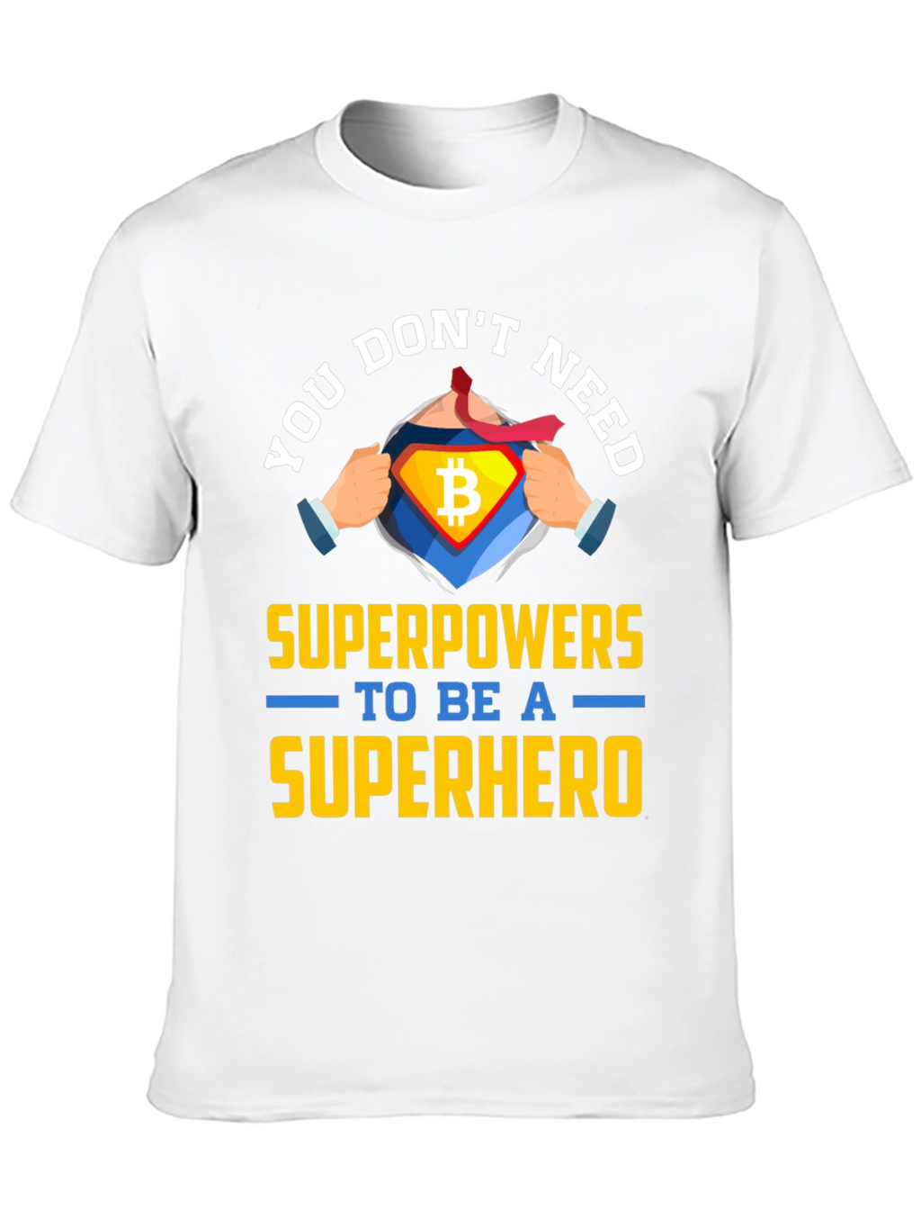 Bitcoin Superhero T-Shirt: Unleash Your Inner Power!