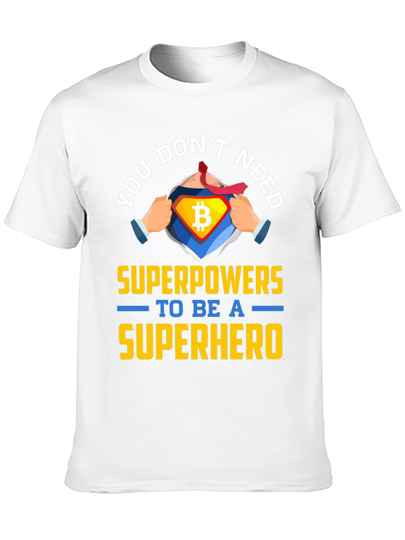 Bitcoin Superhero T-Shirt: Unleash Your Inner Power!