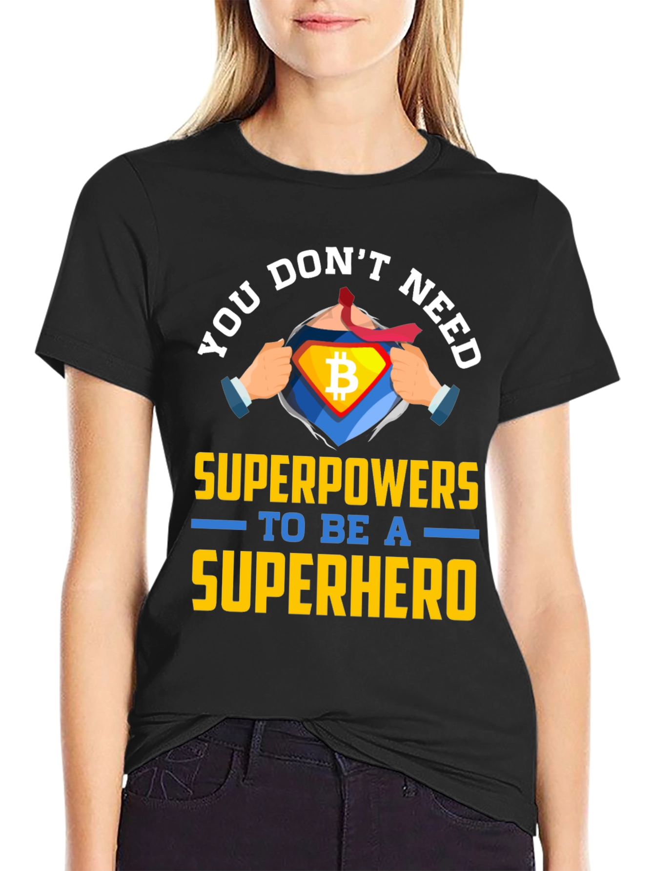 Bitcoin Superhero T-Shirt: Unleash Your Inner Power!