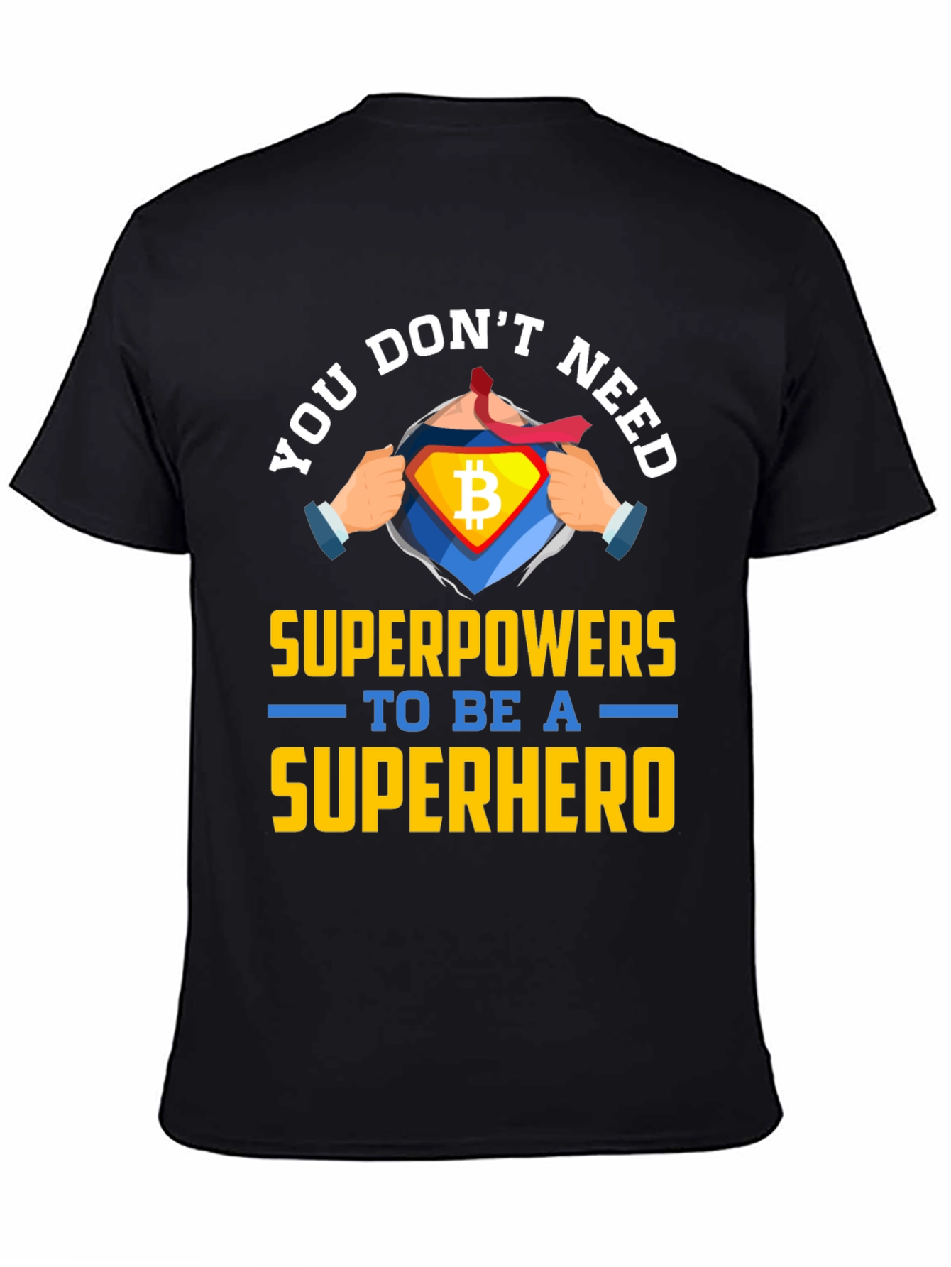 Bitcoin Superhero T-Shirt: Unleash Your Inner Power!
