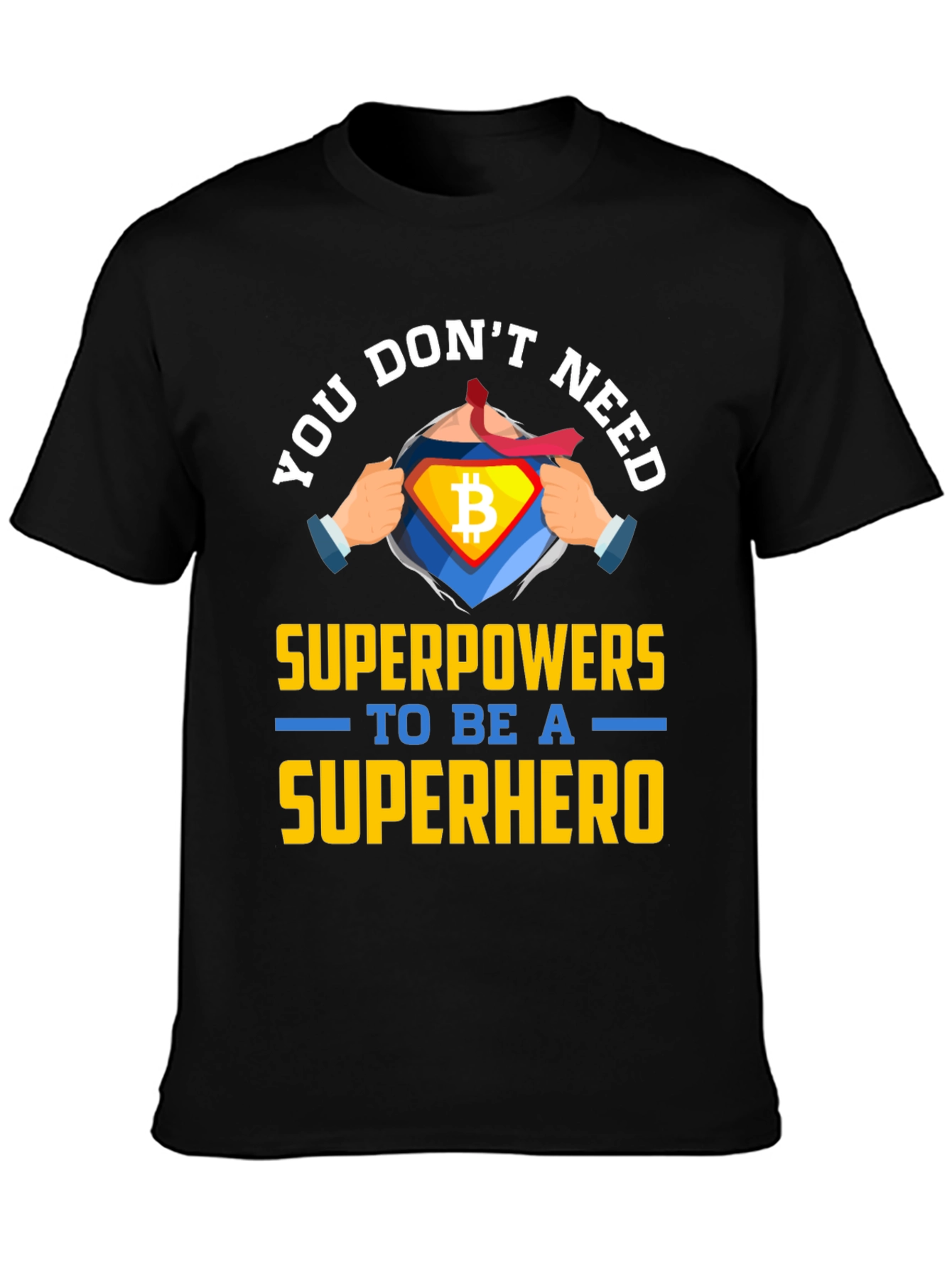 Bitcoin Superhero T-Shirt: Unleash Your Inner Power!