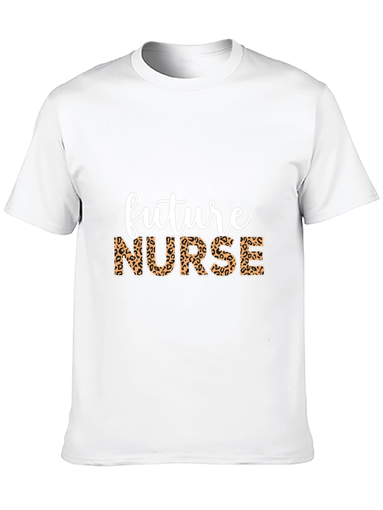 Future Nurse Leopard Print T-Shirt
