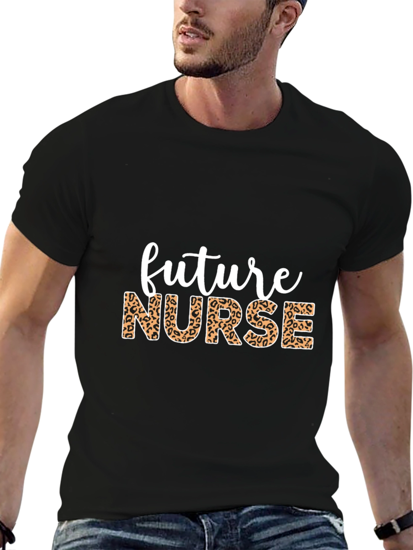 Future Nurse Leopard Print T-Shirt