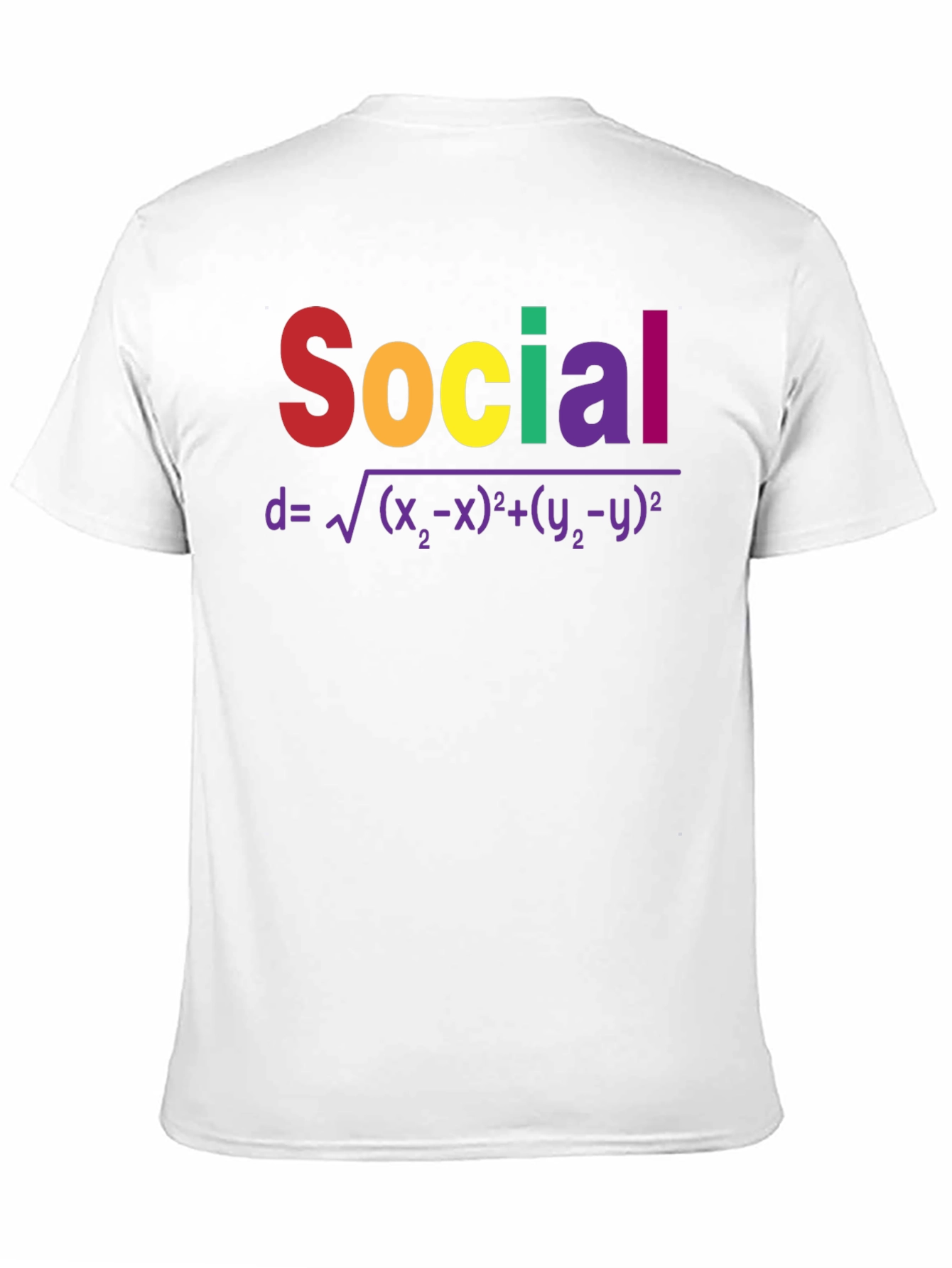 Social Distance T-Shirt Math Formula Tee