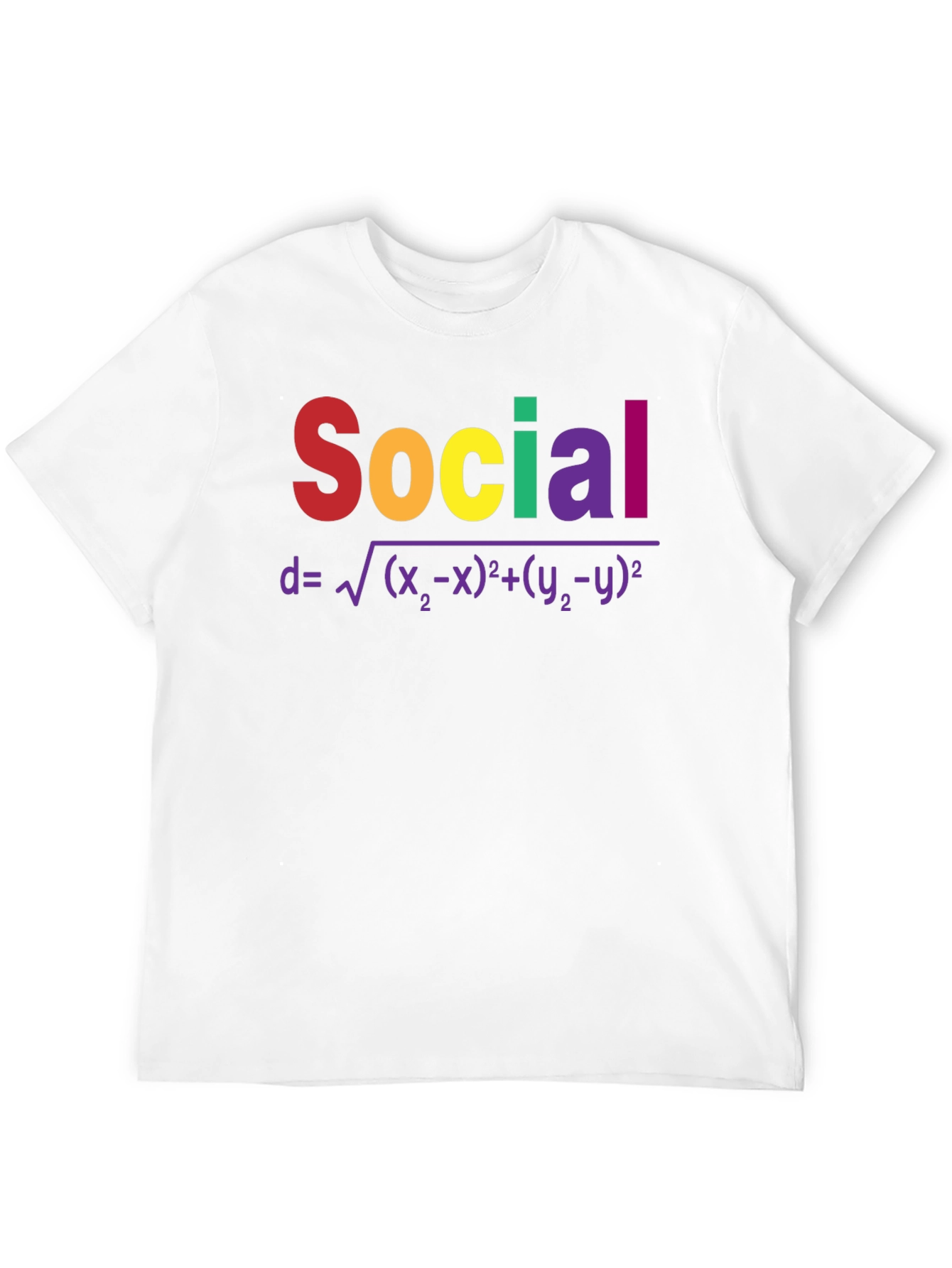 Social Distance T-Shirt Math Formula Tee